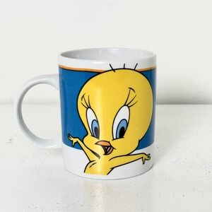 Looney Tunes Tweety Bird 2002 Warner Bros Ceramic Coffee Mug Collectible‎ Gift
